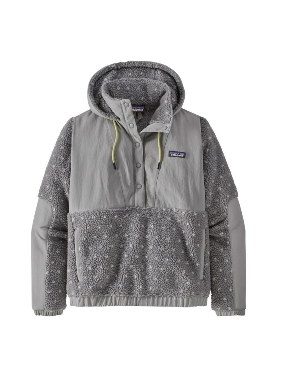 Patagonia Women's Shelled Retro-X Pullover in Salt Grey Heather